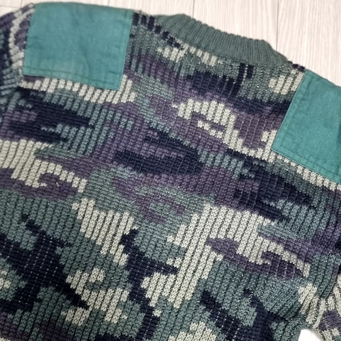 휴스턴 미군  밀리터리 코만도 카모 니트 스웨터(38) 상품이미지5