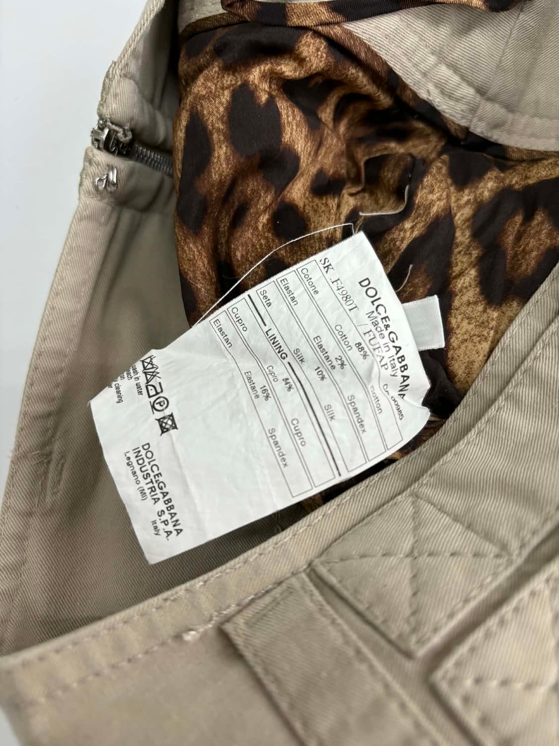 [44/55] 돌체앤가바나 00s 아카이브 y2k 유틸리티 카고 미니 스 상품이미지4