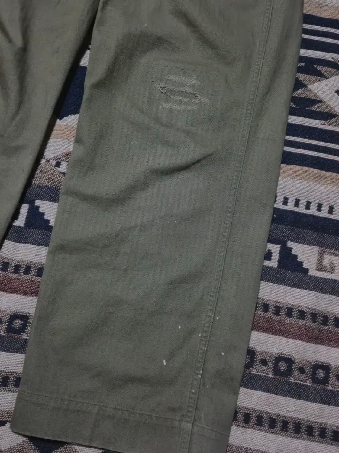 [2]피그벨 HBT 밀 트라우저 올리브 상품이미지6