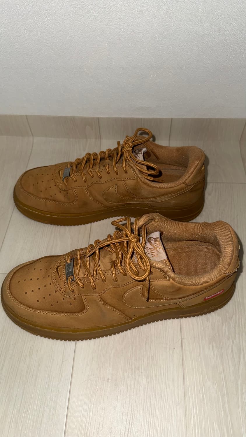 나이키 x 슈프림 에어포스 1 로우 플랙스 된장포스 슈프림 275 상품이미지2