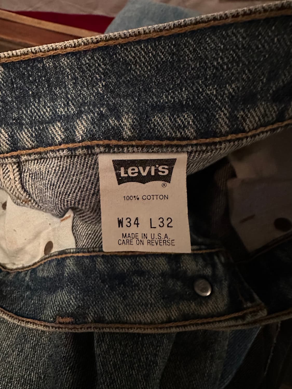  90s USA 빈티지 리바이스 554 루즈핏 데님 팬츠 상품이미지7