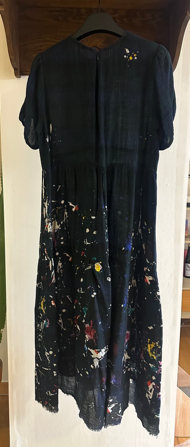 R13 릴렉스 플래드 미디 원피스 (S) 상품이미지5