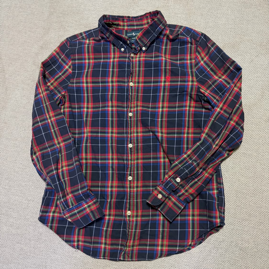 폴로 랄프로렌 멀티컬러 체크 셔츠 상품이미지1