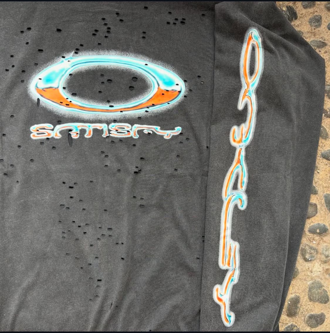 새티스파이x오클리 모스테크 롱 티셔츠 상품이미지6