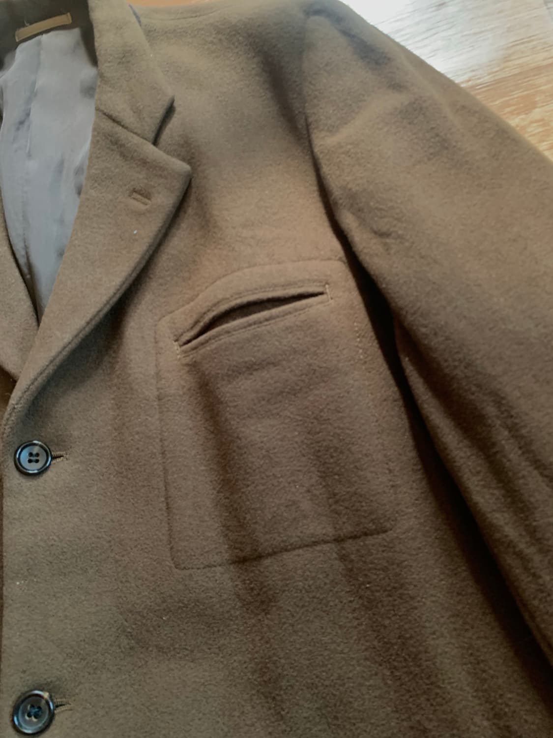 80s 꼼데가르송 옴므 울 케시미어 자켓 상품이미지2