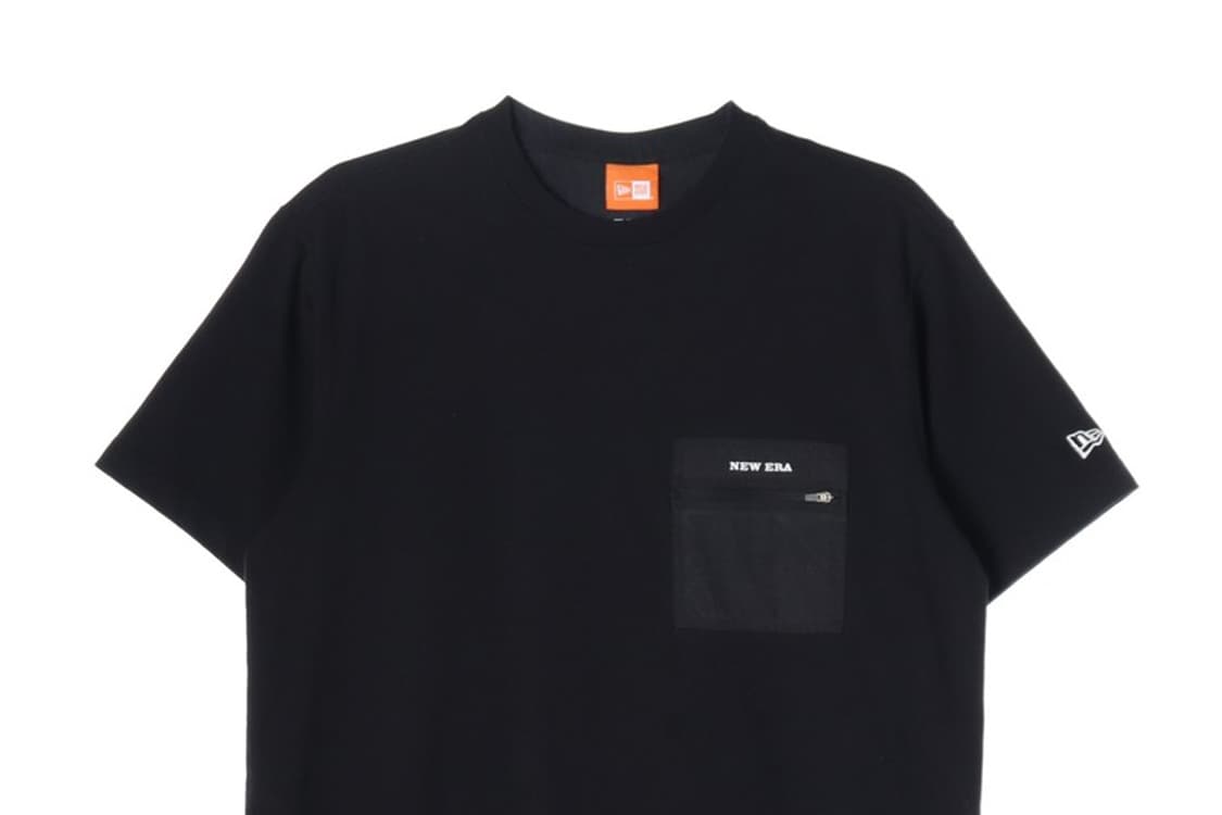 뉴에라 지퍼 포켓 기능성 반팔 티셔츠 L 상품이미지3