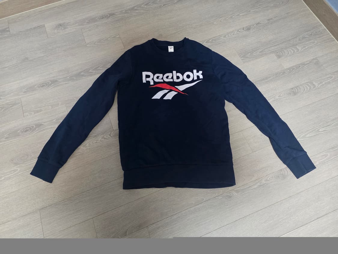 리복 네이비 맨투맨 M사이즈 상품이미지1