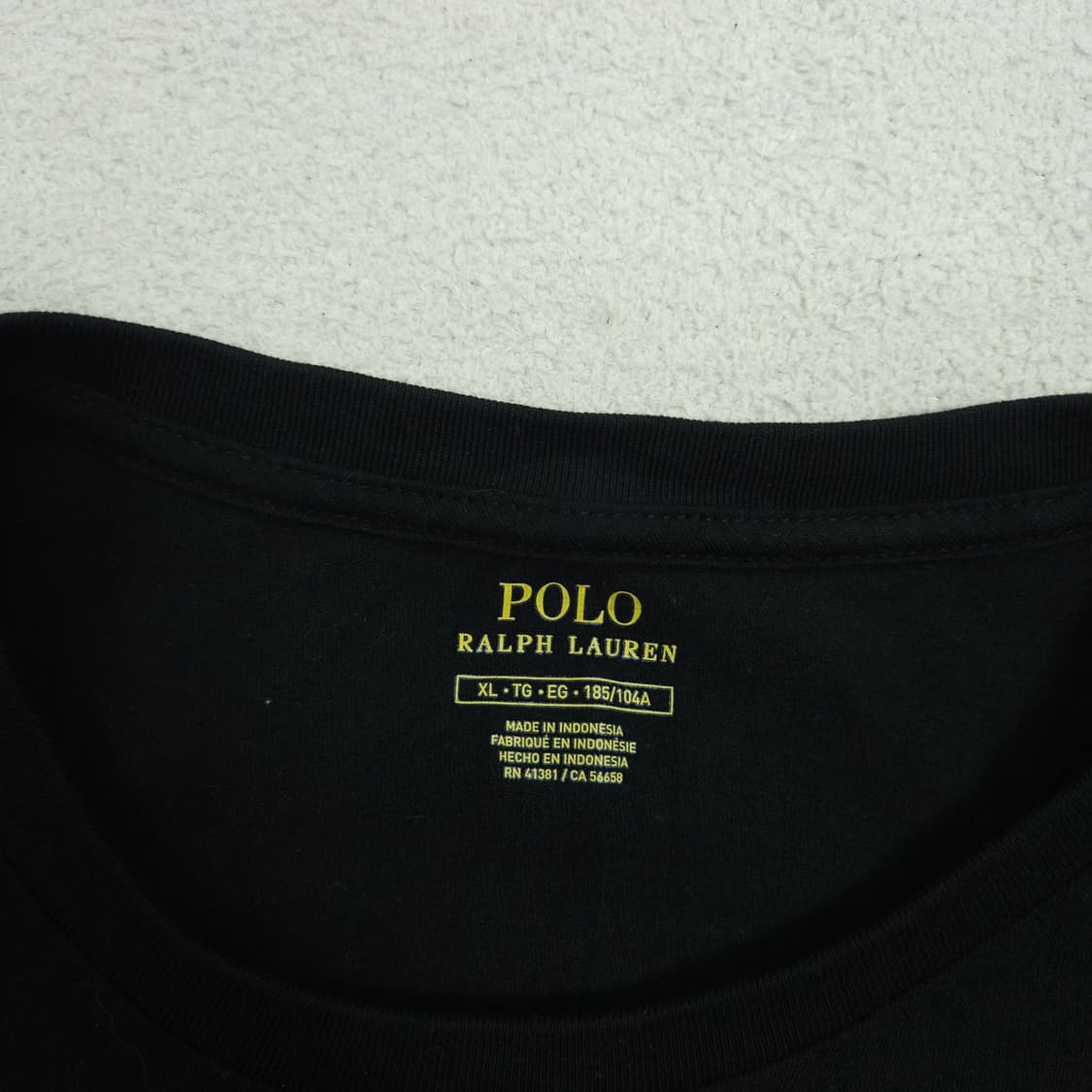 폴로 랄프 로렌 반팔티 XL 블랙 상품이미지2