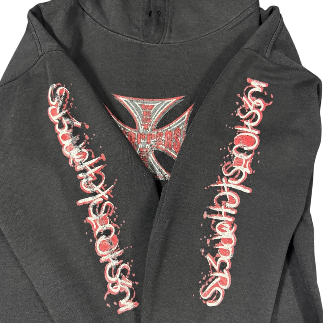 빈티지 West Coast Choppers 웨스트코스트차퍼스 데빌 후드 상품이미지3