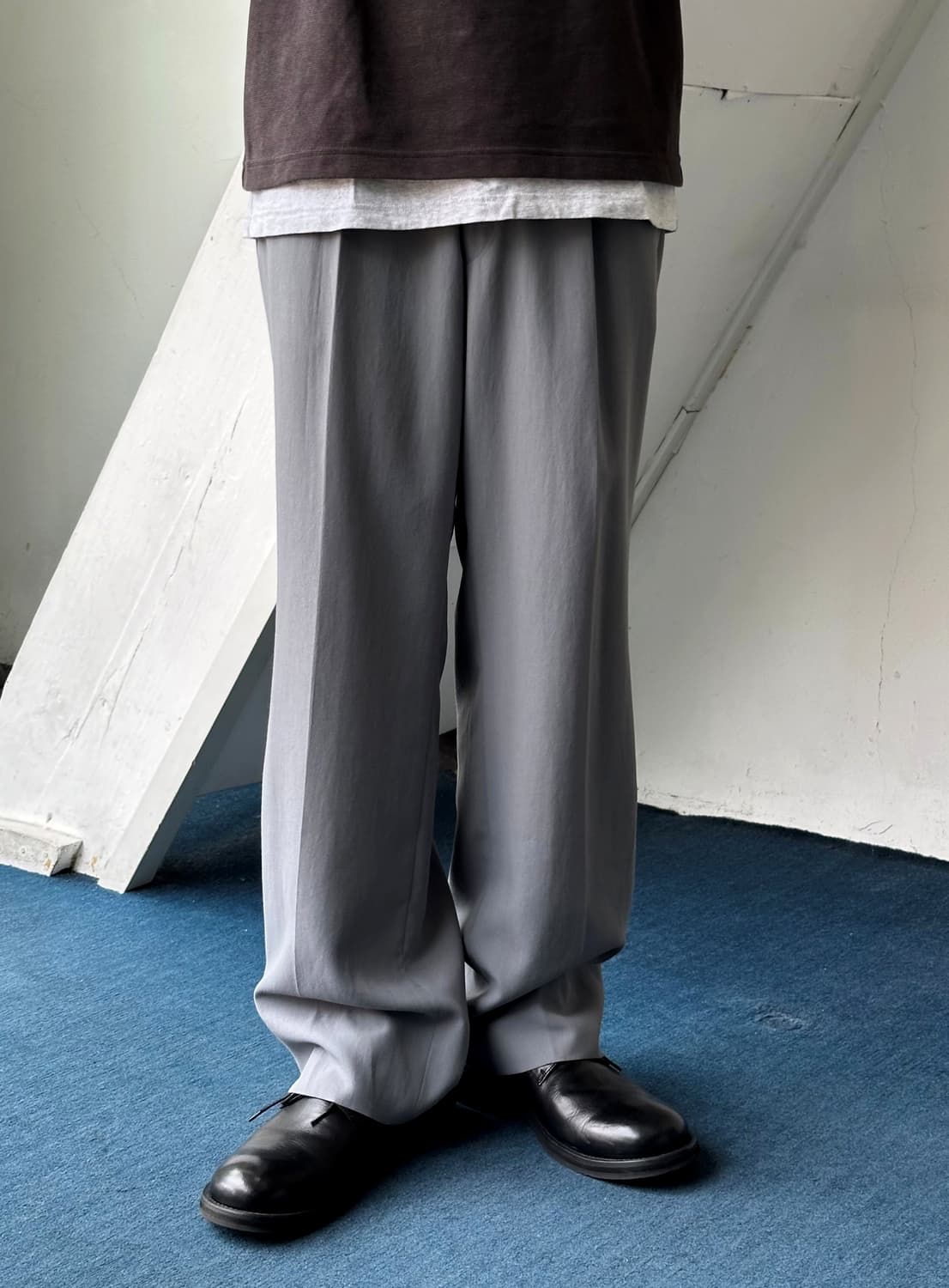 JPN Made brushed poly 2 pleats trousers 상품이미지7
