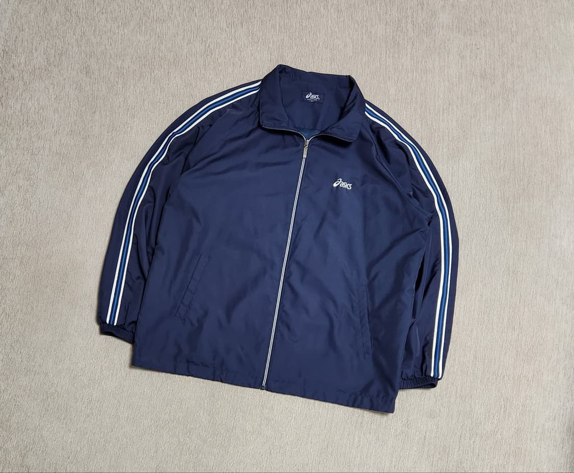 (새상품급) 아식스 사이드라인 바람막이 상품이미지1