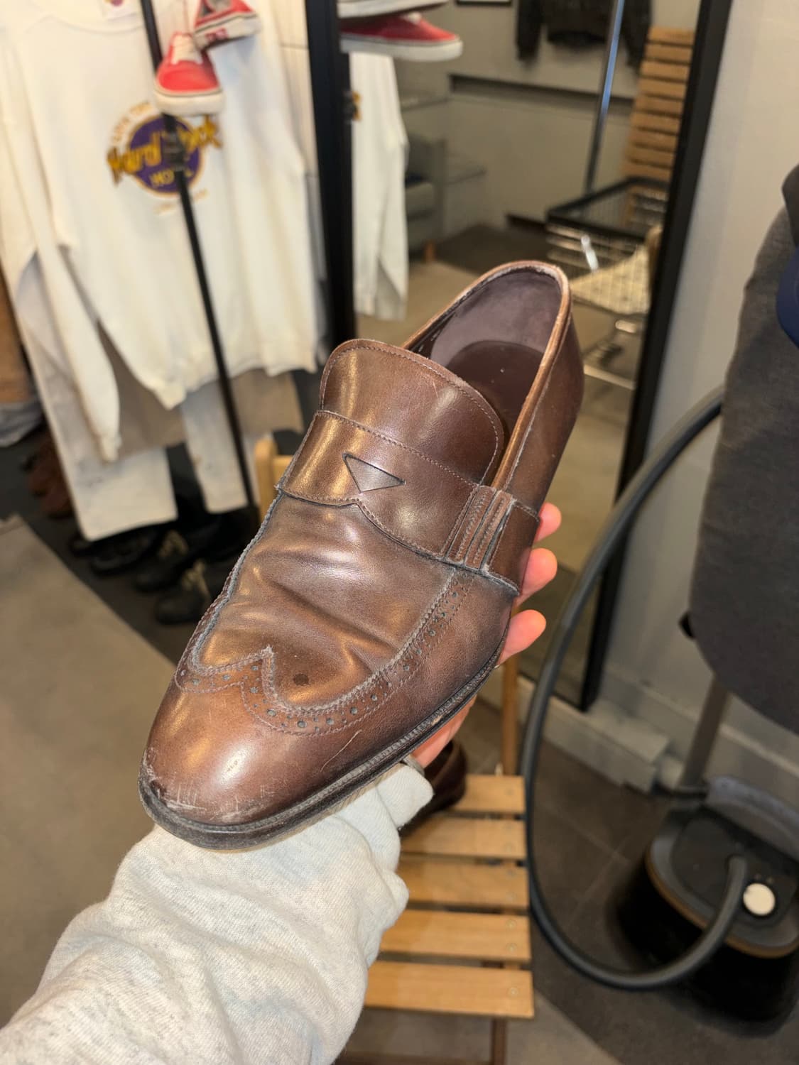 Salvatore Ferragamo Wingtip penny loafer 상품이미지5