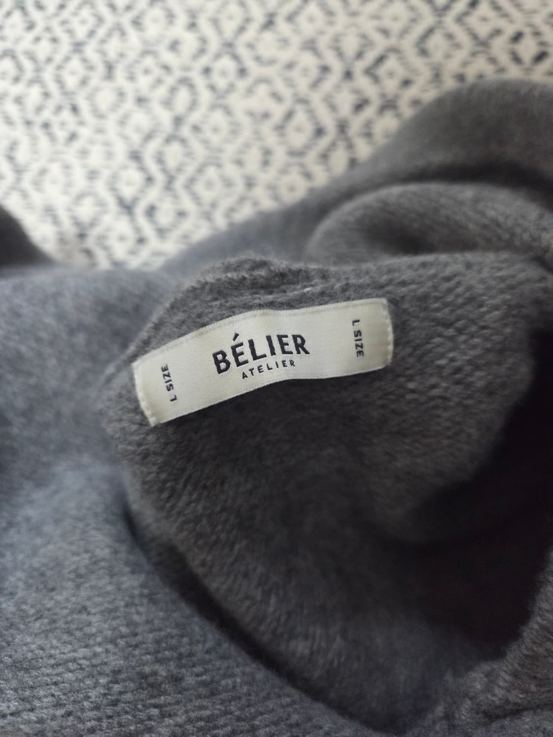 벨리에 니트 후드 L 상품이미지2