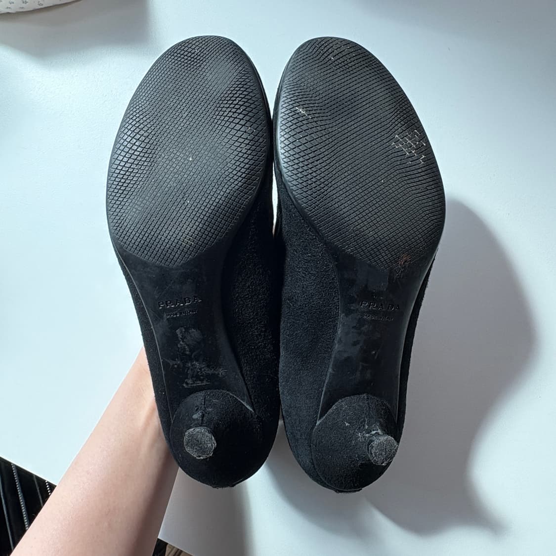 프라다 스포츠 스웨이드 로우 펌프스 36.5 상품이미지3