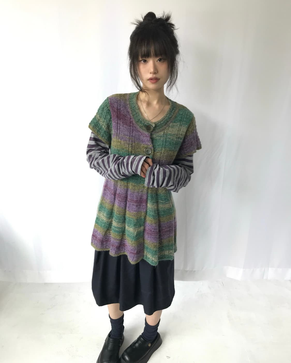 Lavender Moss knit 상품이미지3