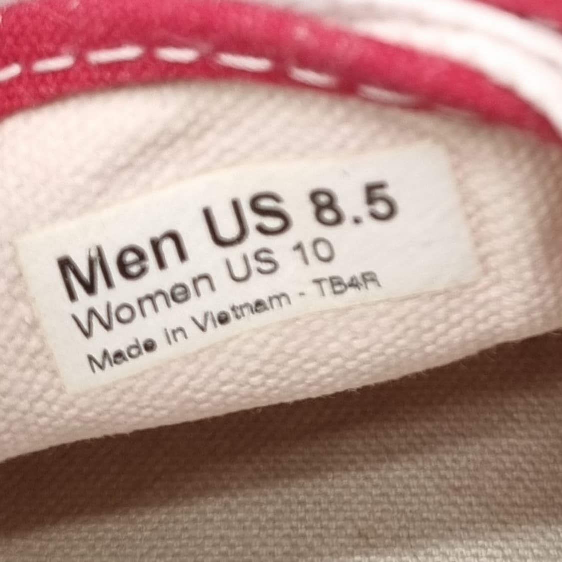 반스 어센틱 레드 남성스니커즈 265 상품이미지6