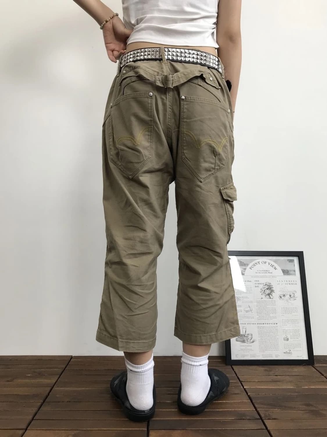 Edwin Cargo Cropped Pants 상품이미지3