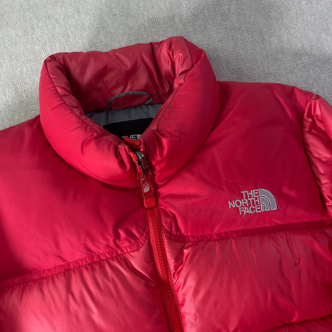 W 100 노스페이스 핑크 눕시700 패딩 상품이미지2