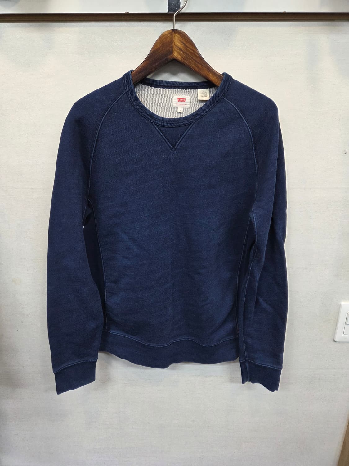 리바이스 데님 생지느낌 맨투맨 s 상품이미지1