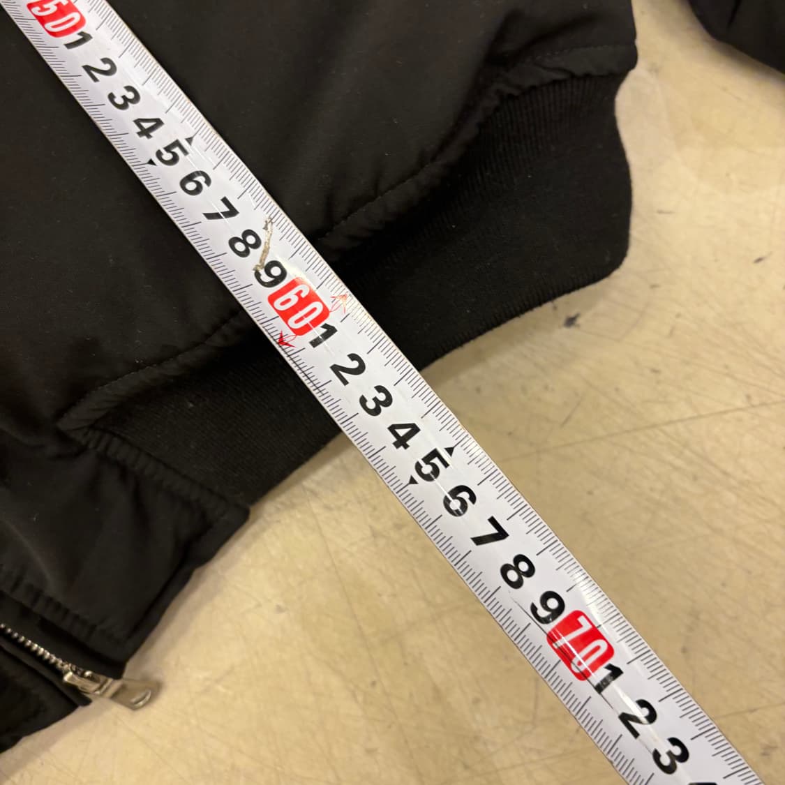 빈티지 블랙 봄버 상품이미지4