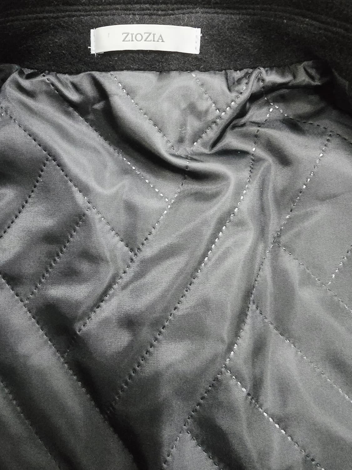 지오지아 모캐시미어혼방 블랙 남성 코트100 상품이미지8