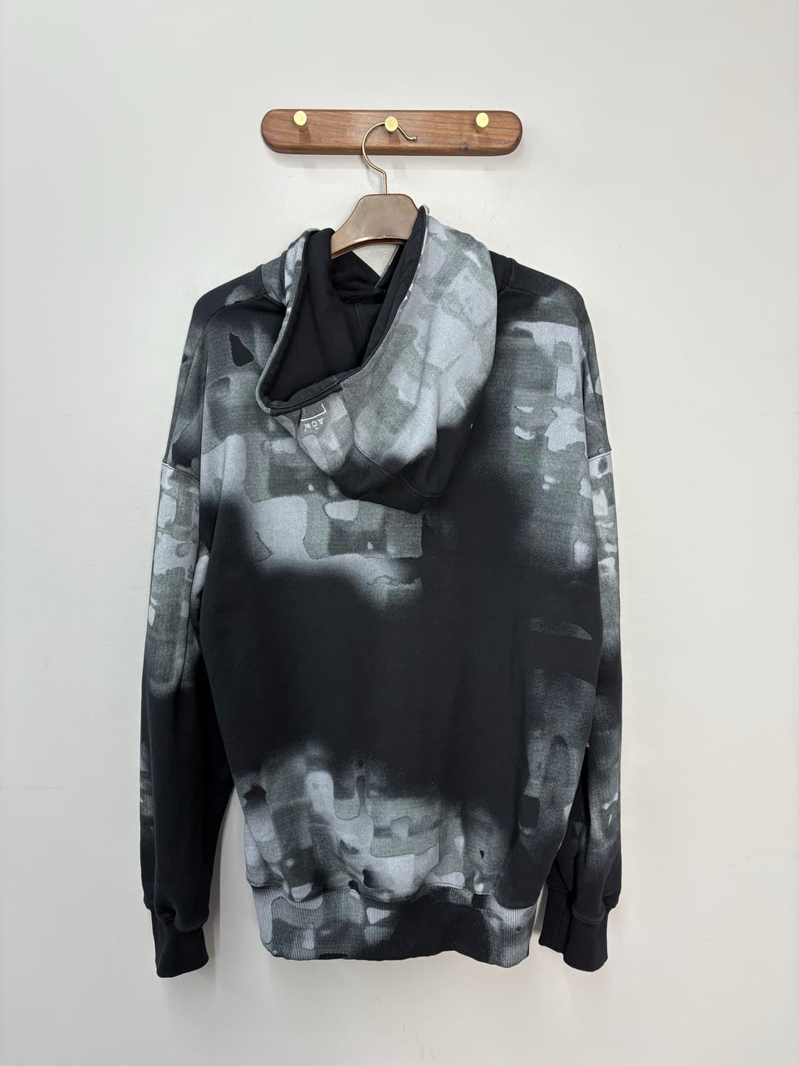 어콜드월 블랙 브러시 스트로크 후드티 A3242 상품이미지5