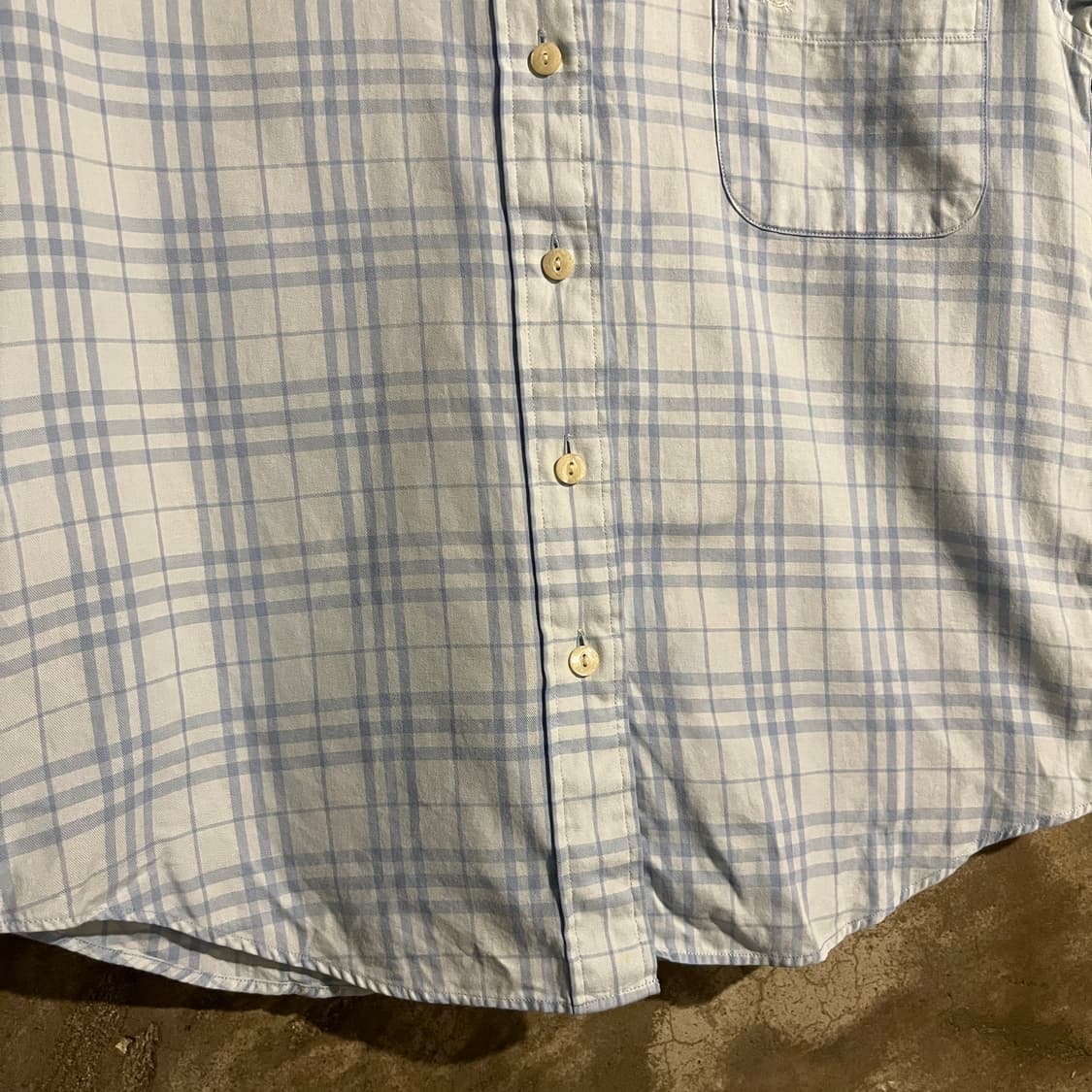 버버리 반팔 체크셔츠 상품이미지3