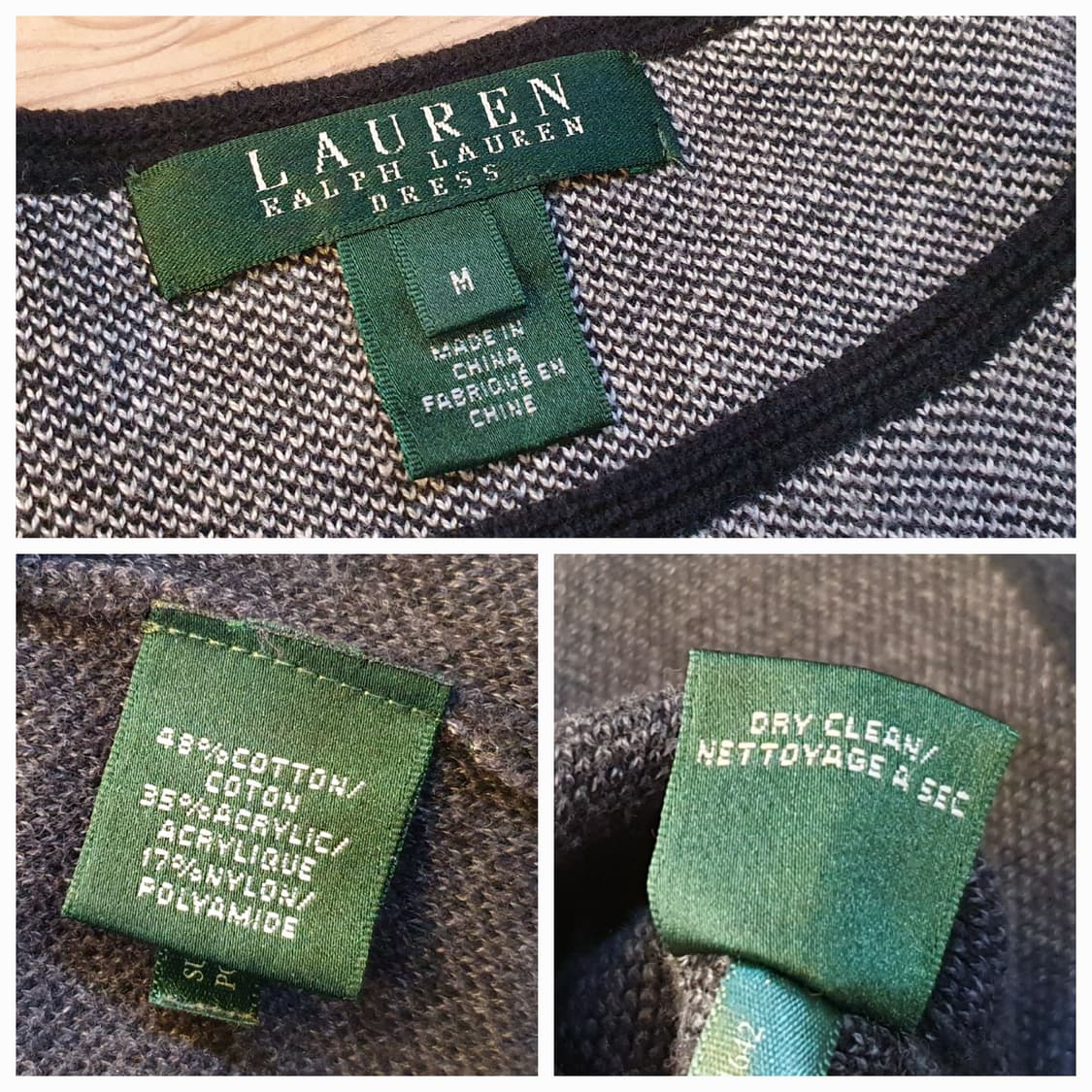 55/슬림66.랄프로렌 와이드라운드 스판원피스 상품이미지8