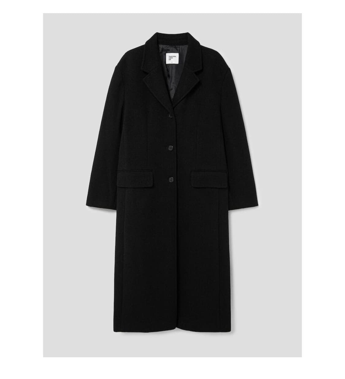 에잇세컨즈 울라이크 여성 롱 코트 블랙 상품이미지4