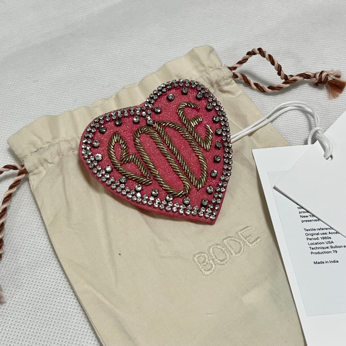 보디 BODE Duchess 브로치/핑크 상품이미지3