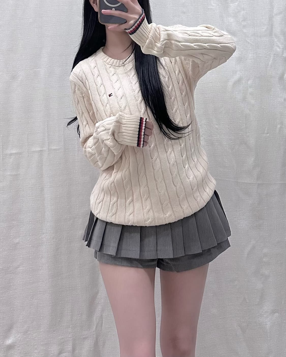 타미힐피거 꽈배기 니트 상품이미지2