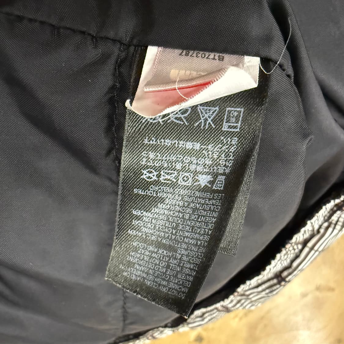 [정품/S] 노스페이스 체크 패딩 점퍼 b8 상품이미지6