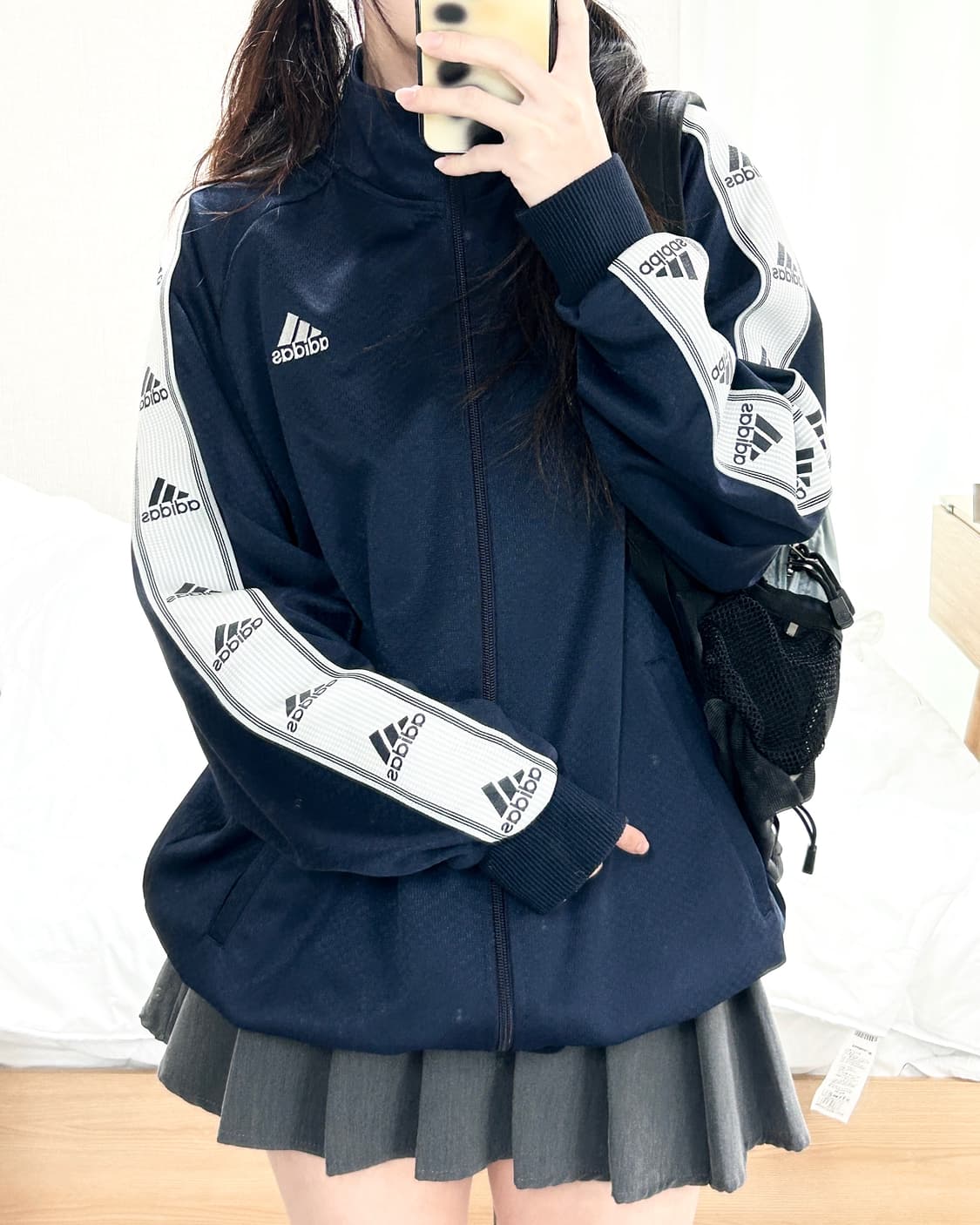 아디다스 JAPAN 사이드라인 네이비 져지 상품이미지1