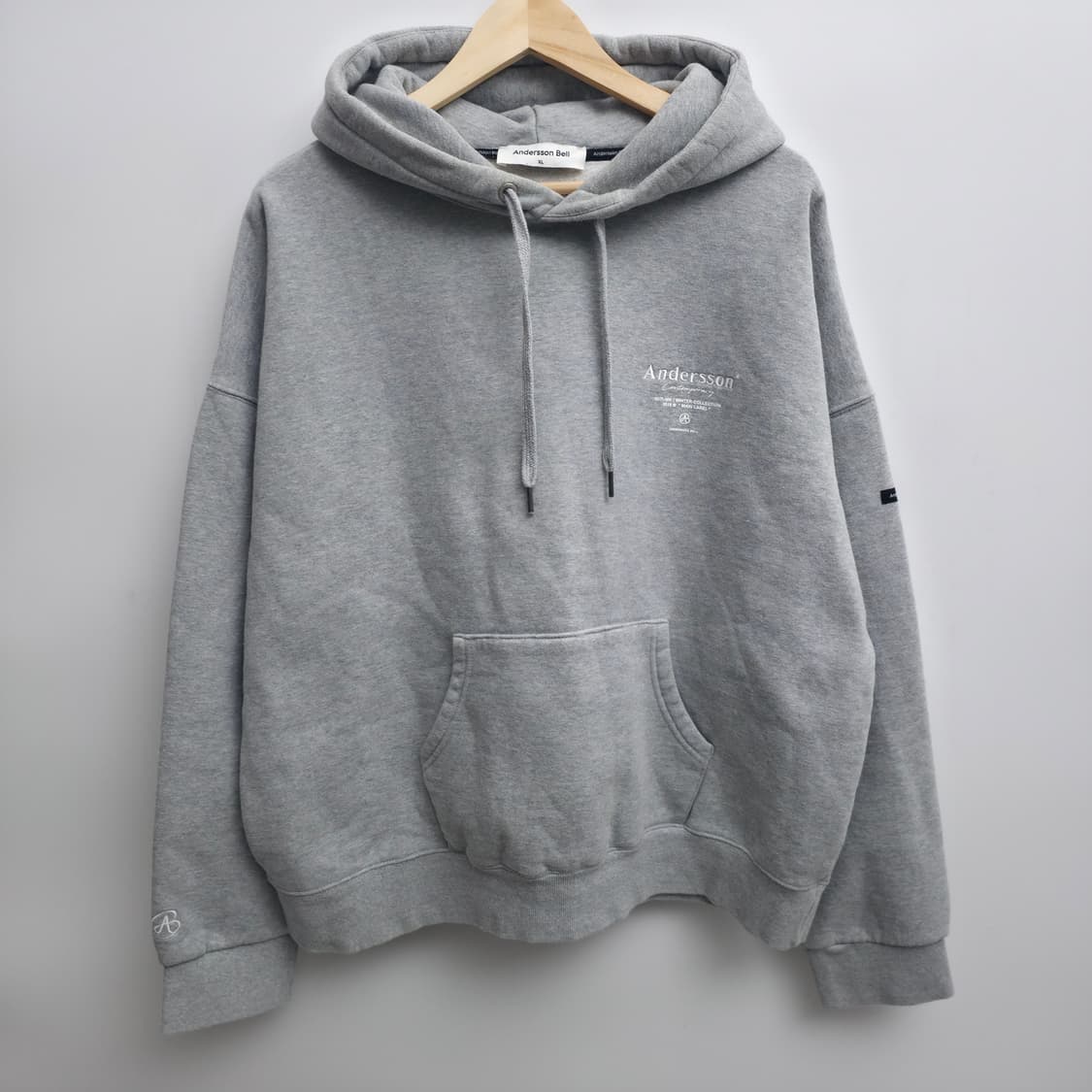 [XL] 앤더슨벨 그레이 후드티 상품이미지2