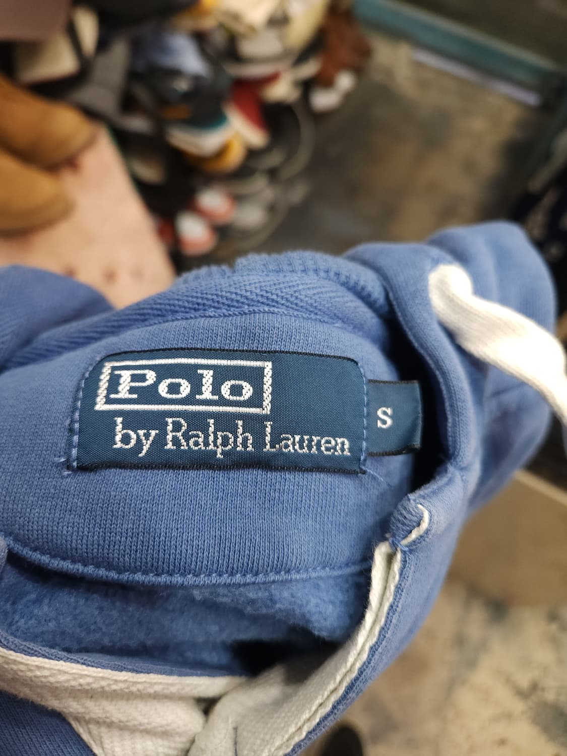 폴로 랄프로렌  블루 럭비 기모 후드티

 상품이미지4