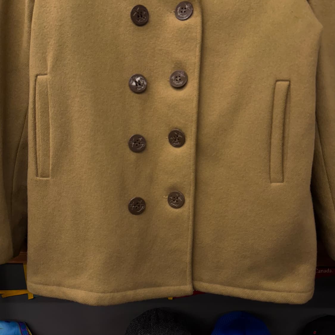 80s Schott 쇼트 740N 밀리터리 미해군 피코트 퀼팅 라이닝  상품이미지4