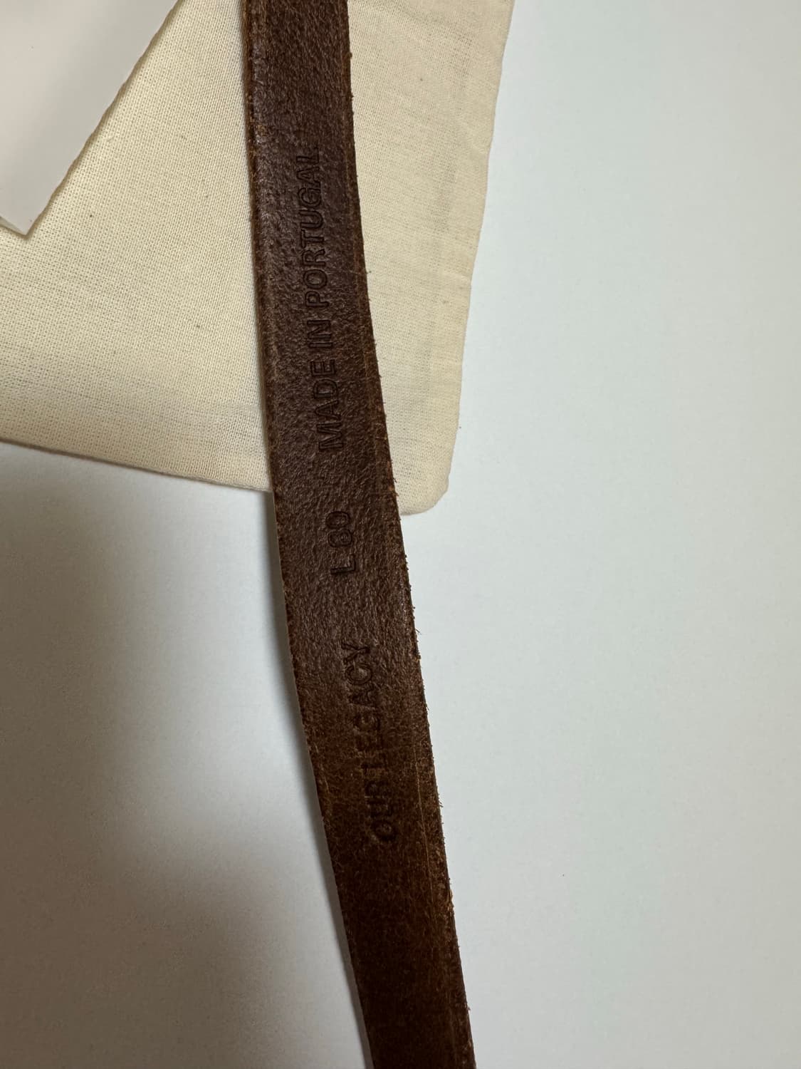 아워레가시 2cm 브라운 벨트 판매합니다! 상품이미지5