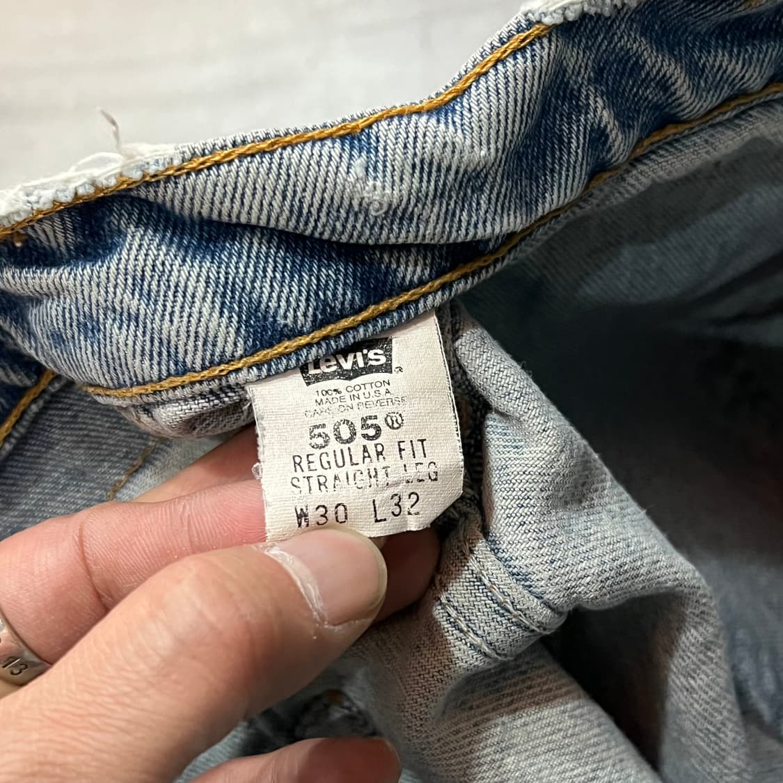  USA 리바이스 505 데님 팬츠 y14833 상품이미지7