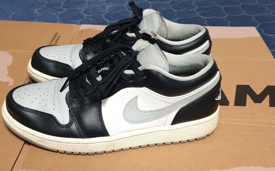 나이키 조던1 로우 블랙 라이트 스모크 그레이 (265) 상품이미지3