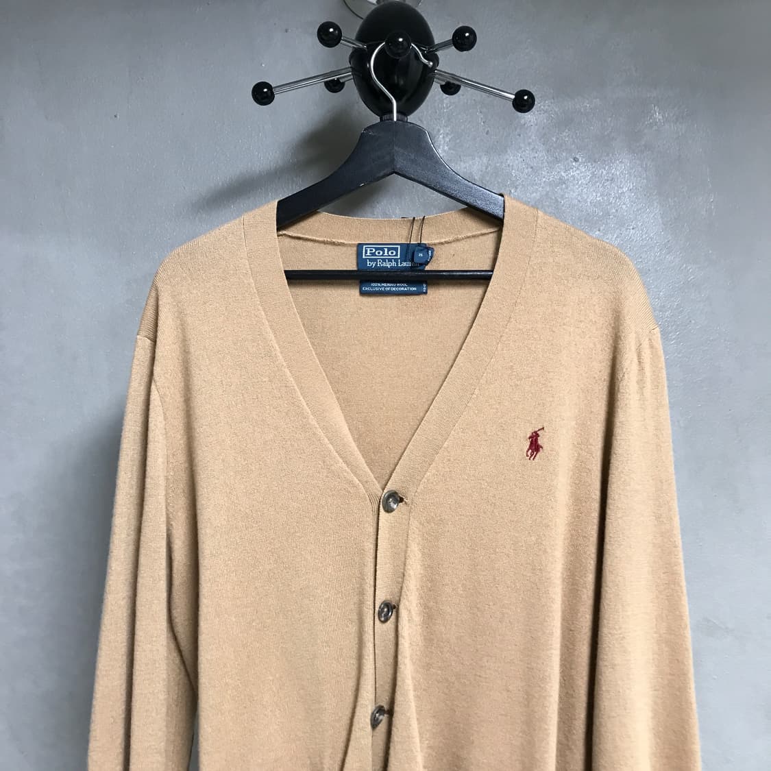 폴로 랄프로렌 엘보우 패치 니트 가디건 베이지 L 상품이미지2