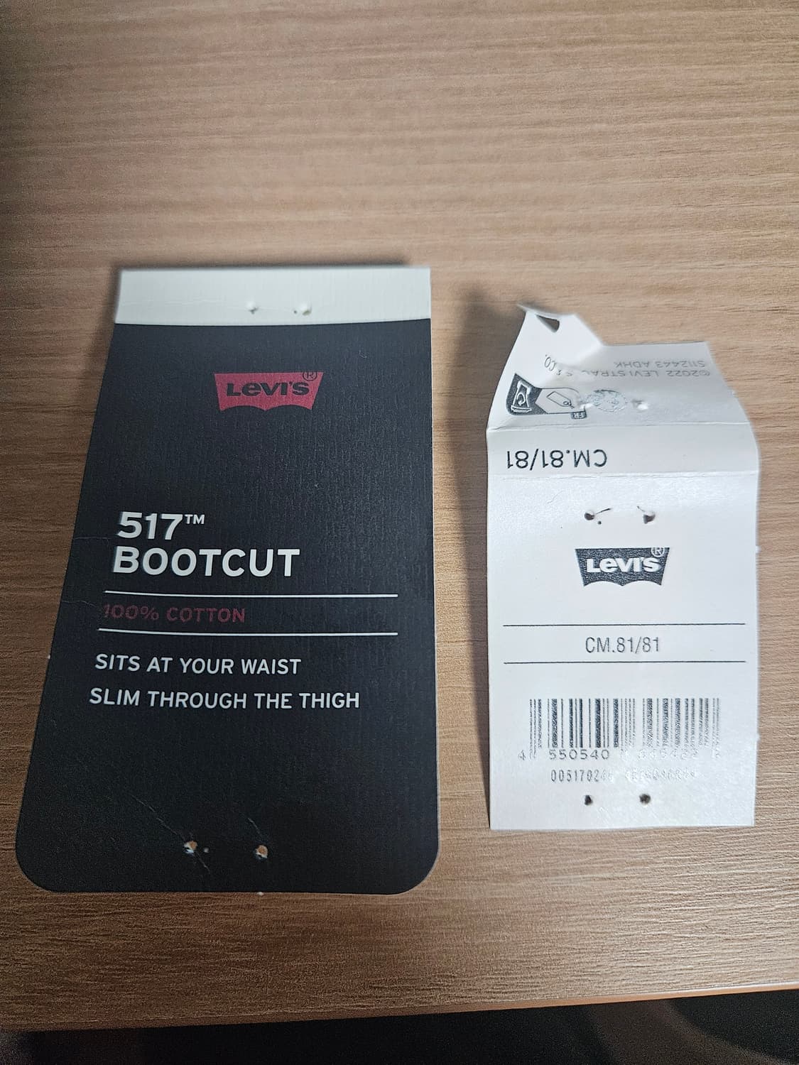 리바이스 517 미드블루 색상 32x32 상품이미지6