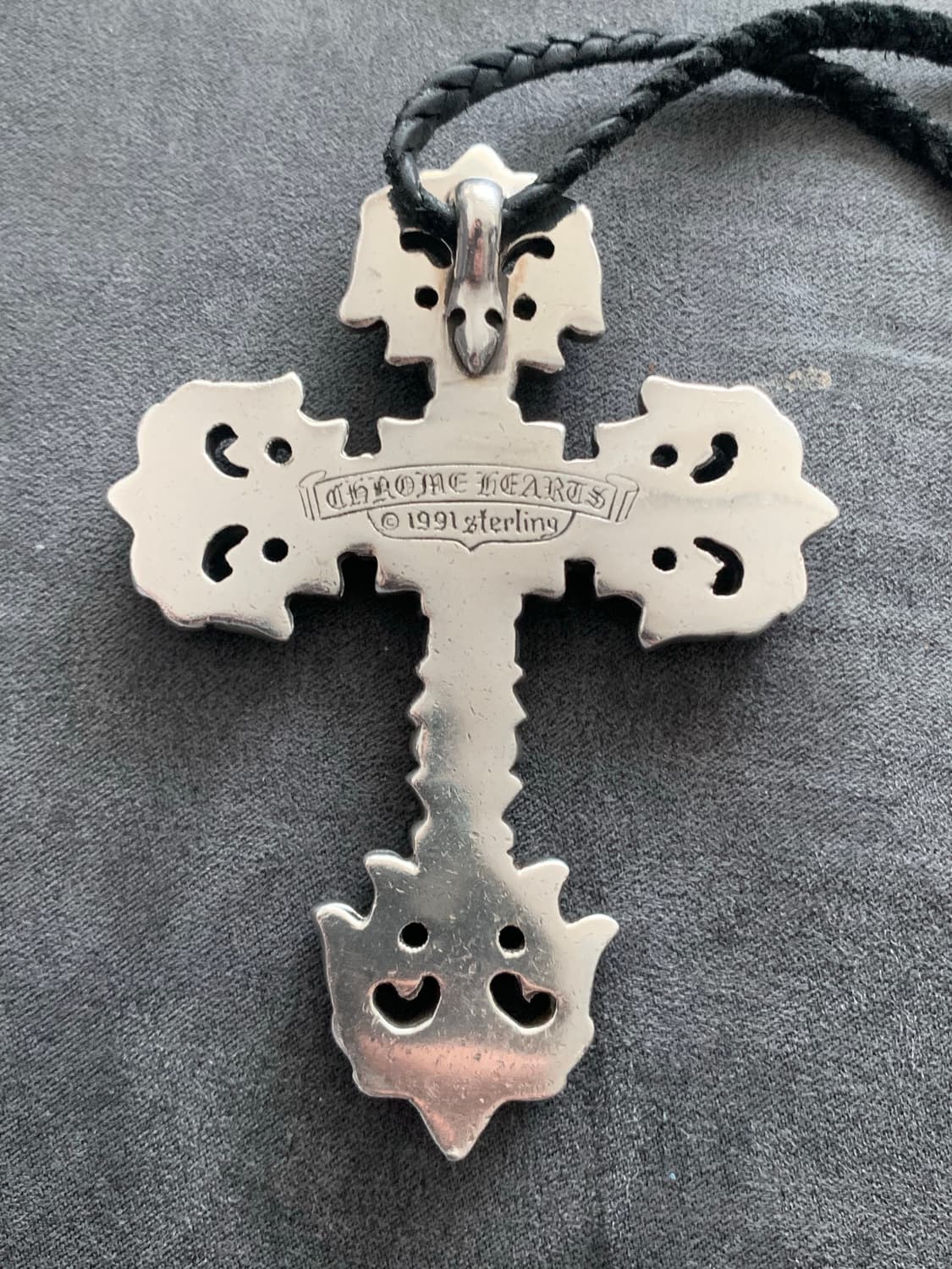 GD착용 크롬하츠 필리그리 XL 펜던트 볼로팁 목걸이 상품이미지3