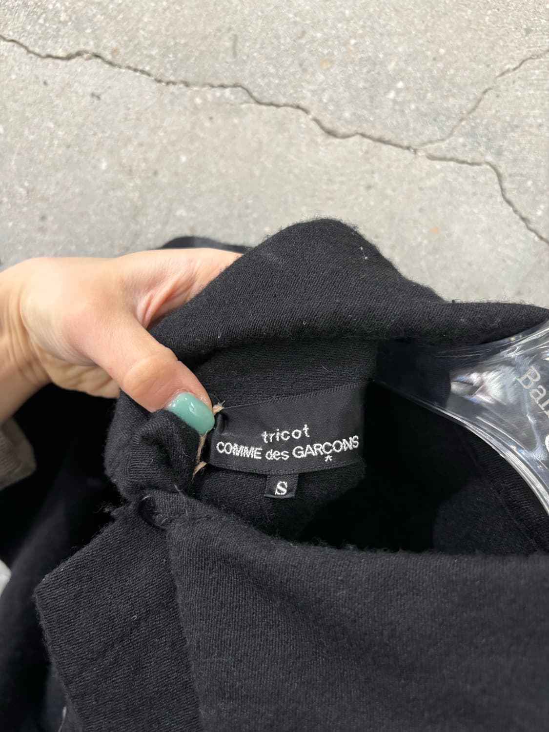 꼼데가르송 트리콧 울 셔츠 상품이미지4