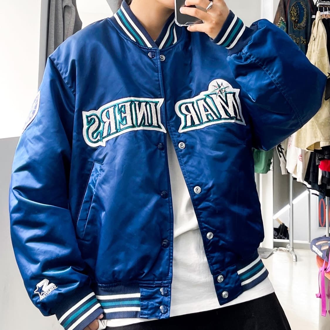 스타터 90's 시애틀 마리나스 나일론 베이스볼 점퍼 상품이미지2