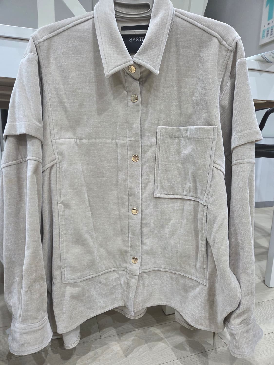 시스템 벨벳셔츠 상품이미지1