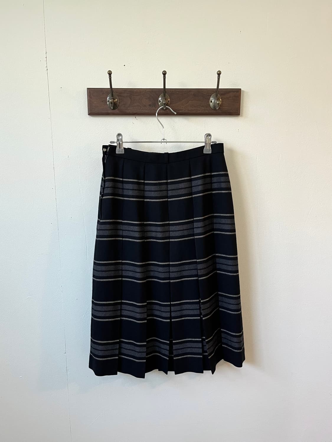 Leilian 체크 트임 스커트 상품이미지3