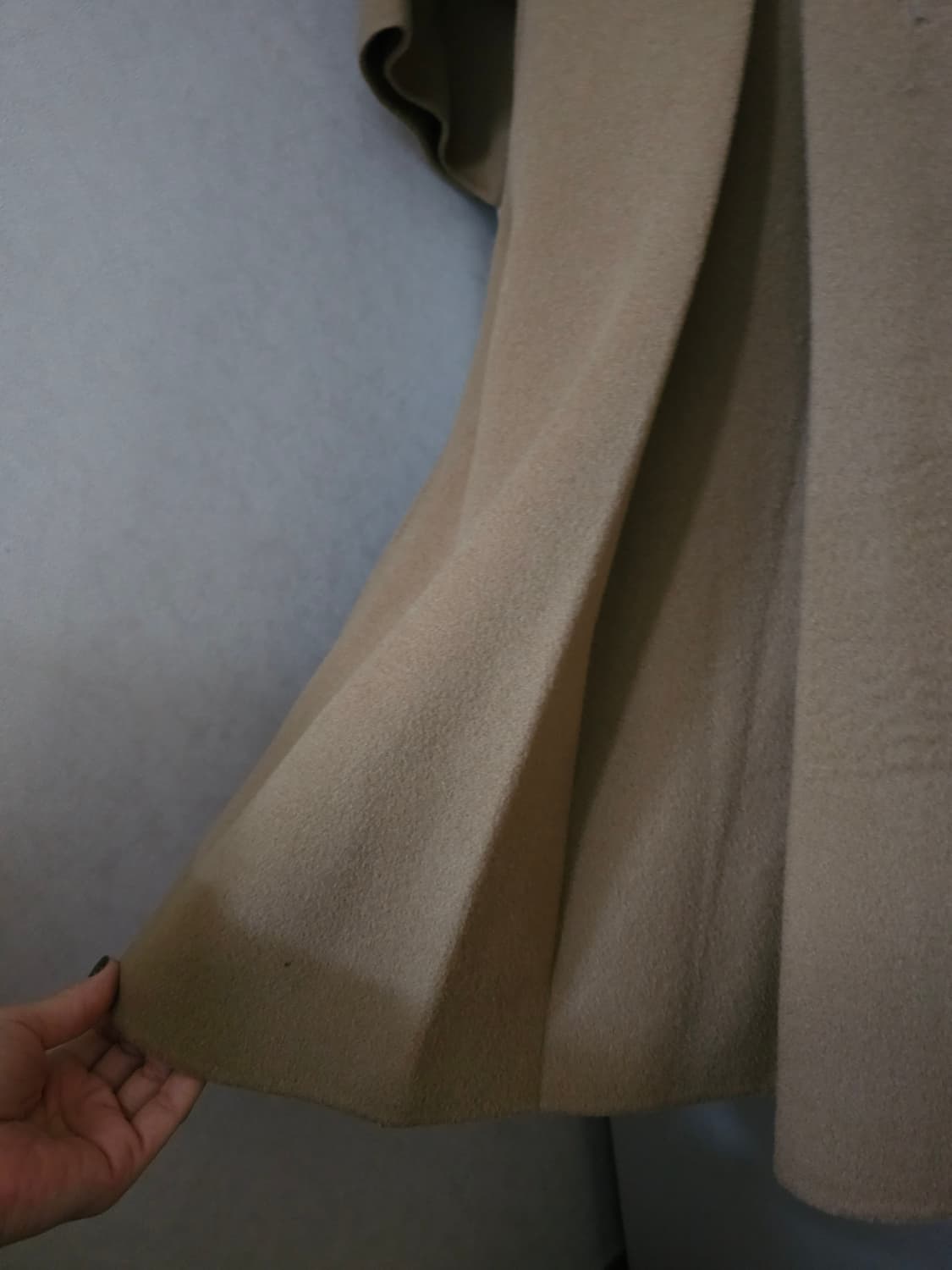 FLAT BASE 캐시미어 핸드메이드코트 상품이미지7