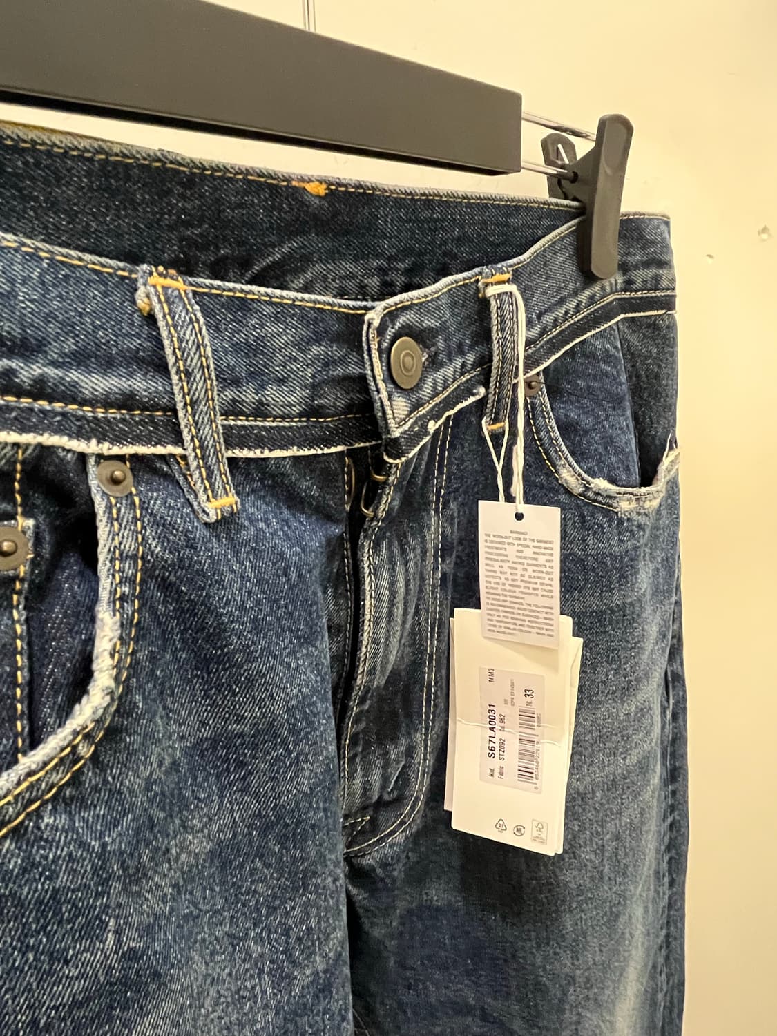 마르지엘라x펜들턴 디스트레스 요크데님 상품이미지2