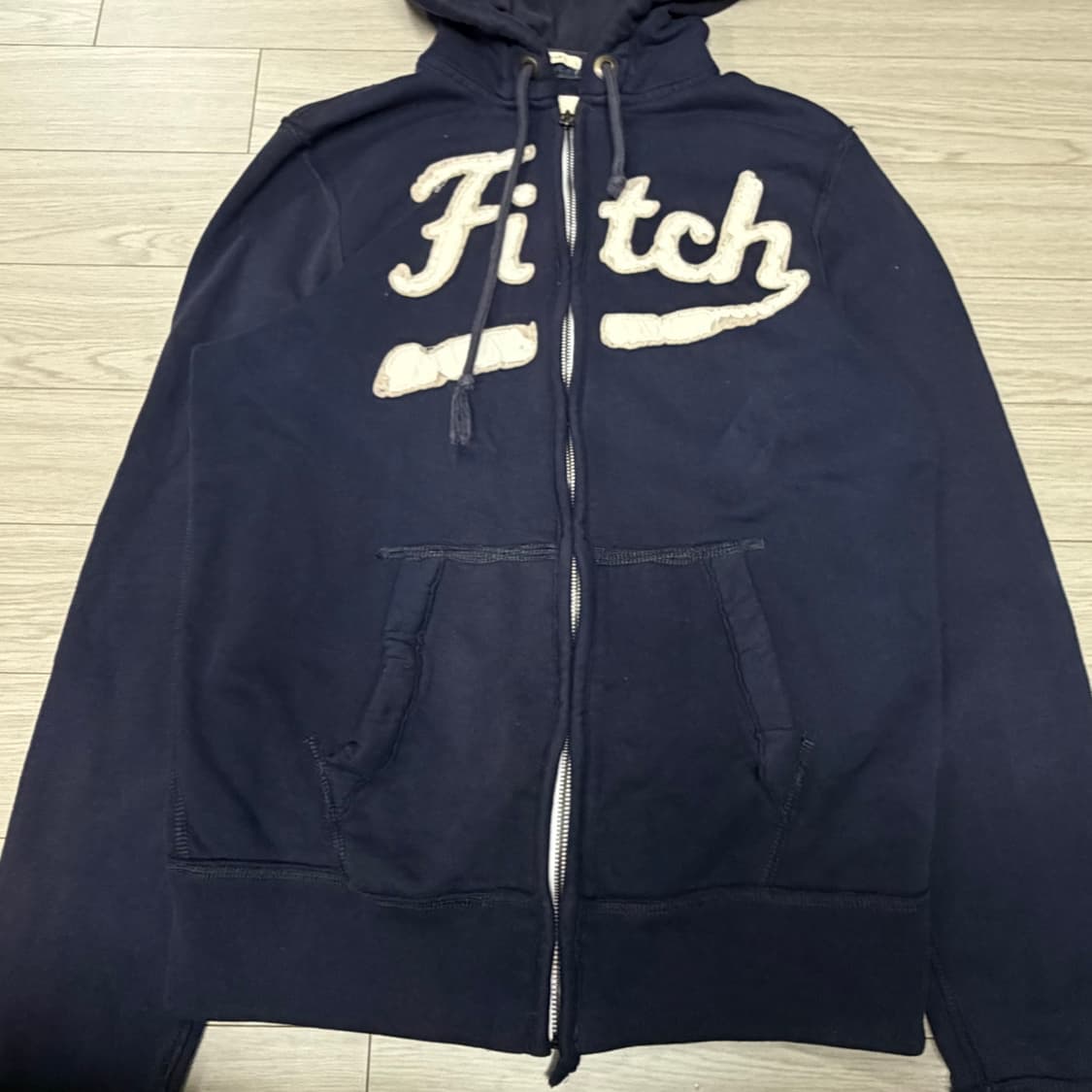 아베크롬비 네이비 후드집업 m 상품이미지2