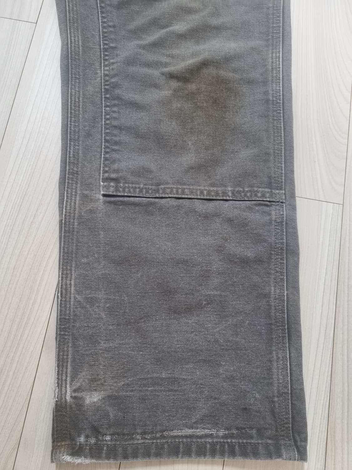 칼하트 더블니 카펜터 팬츠 B136 GVL 33X30 상품이미지5